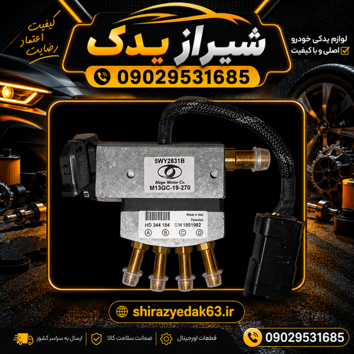 ریل سوخت گاز پراید کروز اصلی(ایتالیایی)